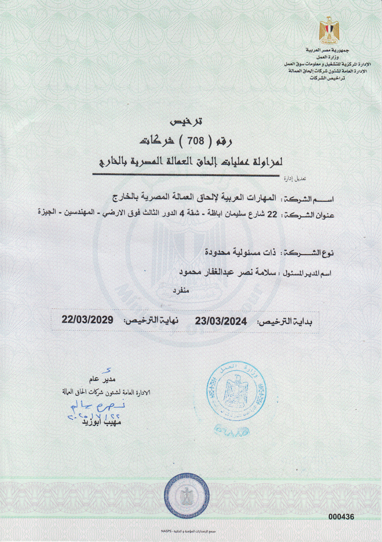 License